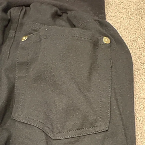 Pea in a Pod maternity leggings in black size XS for work back pockets - Picture 7 of 7